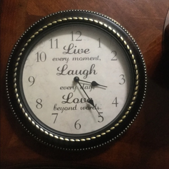 Inspirational wall clock - Picture 5 of 5